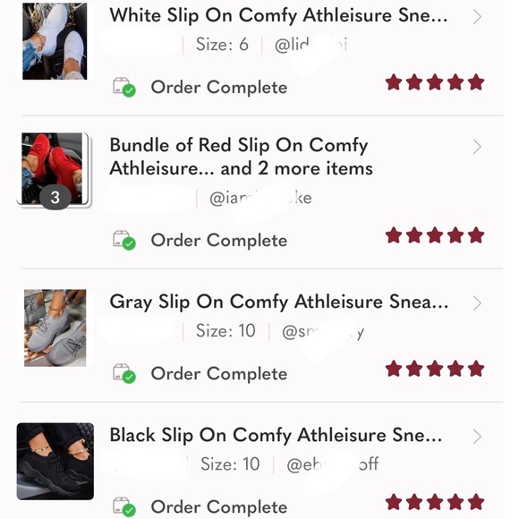 Red Slip On Comfy Athleisure Sneakers - Picture 9 of 11